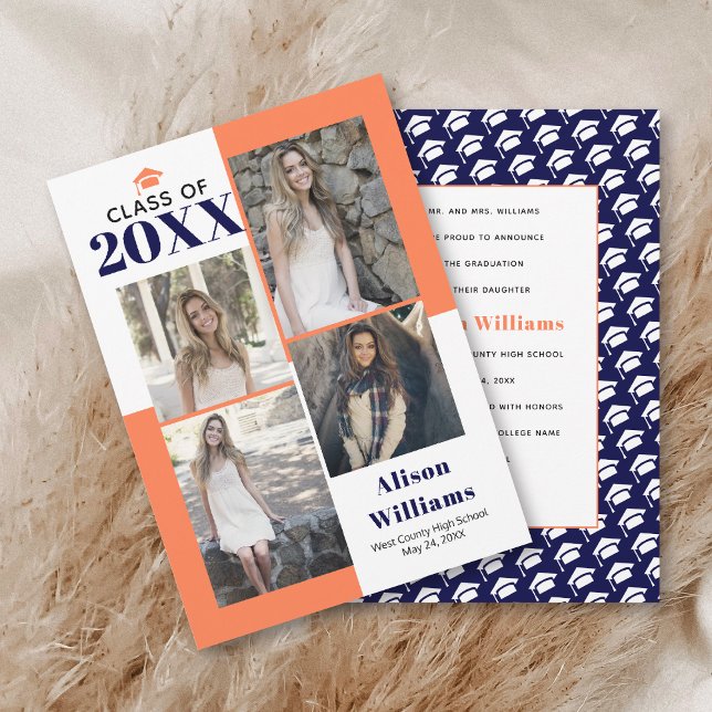 Anuncio Clase de 2023 cuatro fotos graduación de la marina (Subido por el creador)