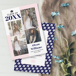 Anuncio Clase de 2025: cuatro fotos ruborizadas, graduació