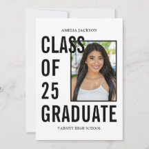 Clase De 25 Graduación De Foto En Blanco Y Negro