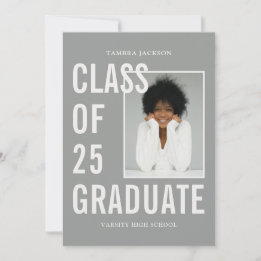Anuncio Clase de 26 Foto Graduado Graduación
