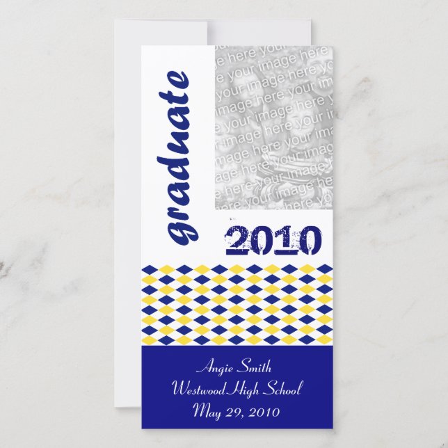 Anuncio Clase de Foto de Graduado 2010 (Anverso)