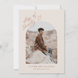 Anuncio Clase de Graduación de Foto del Arco de Terracota 