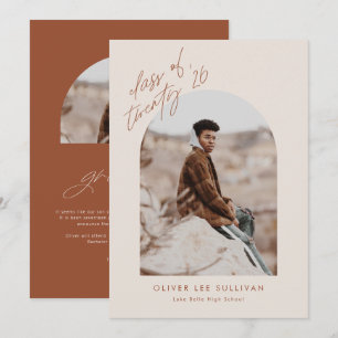 Anuncio Clase de Graduación de Foto del Arco de Terracota 