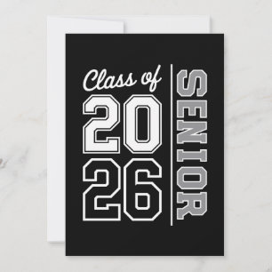 Anuncio Clase de graduación de último año de 2026 26 Gradu
