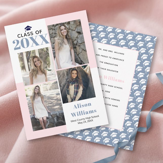 Anuncio Clase de graduación fotográfica azul polvorienta d (Subido por el creador)