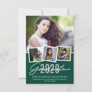Anuncio Clase de graduación verde moderna de 2020 Foto