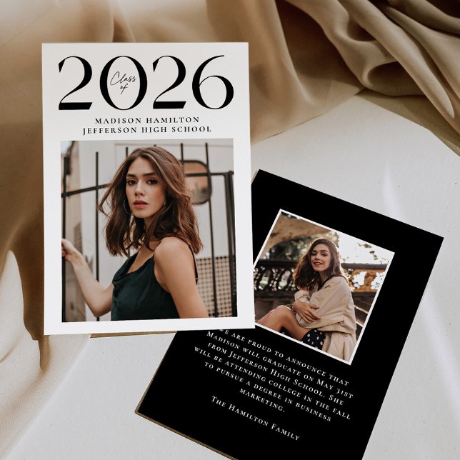 Anuncio Clase moderna de 2025 2 Graduación fotográfica (Subido por el creador)