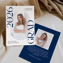 Anuncio Clase moderna de 2025 Graduación de fotos del grad
