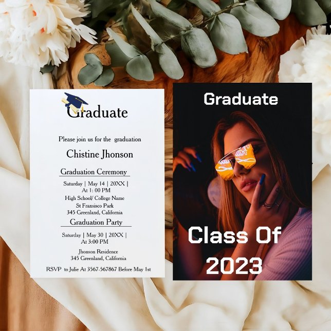 Anuncio Clase moderna de ceremonia de graduación de guione (Subido por el creador)