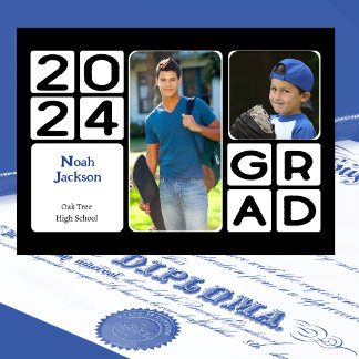 Anuncio Clase moderna de graduación en 2024