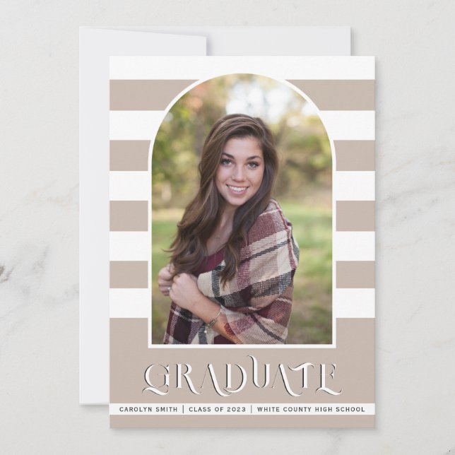 Anuncio Clase Teaupe de 2023 de la graduación fotográfica (Anverso)