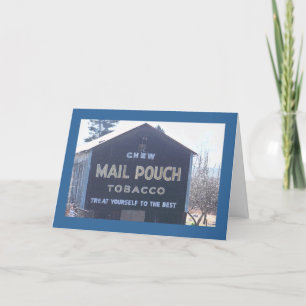 Anuncio clásico de la bolsa de correo en un