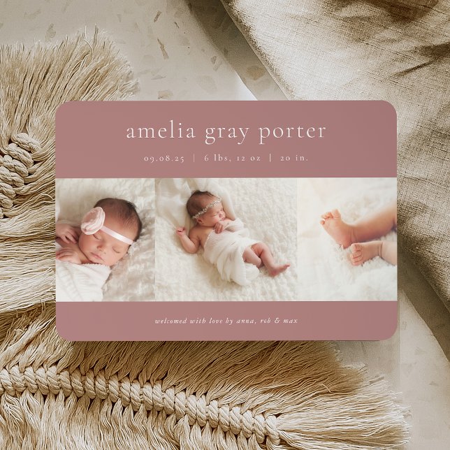 Anuncio Classic Trio | Photo Collage Birth (Subido por el creador)