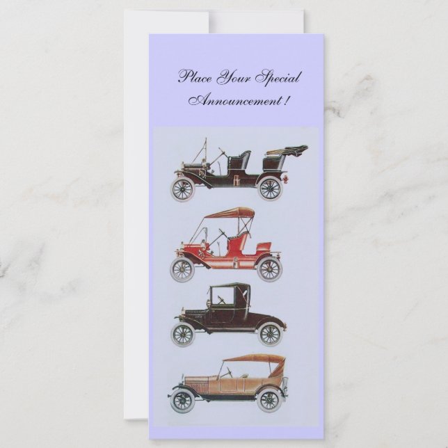 Anuncio COCHES DE RETRO 2 , RESTAURACIÓN AUTOMÁTICA ,azul (Anverso)