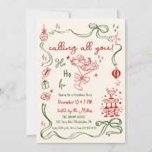 cóctel de fiesta Santa de Friendmas caprichoso