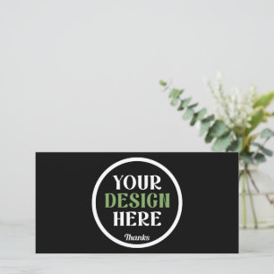 Anuncio Código QR de Marca Comercial Negra Personalizada