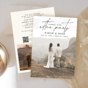 Anuncio Código QR Feliz Nunca Después De La Crema Fiesta 2