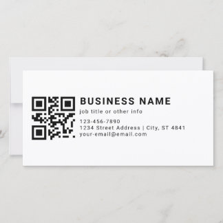 Anuncio Código QR promocional de empresa