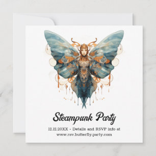 Anuncio Cogwing Monarca Mariposa Steampunk Boda 
