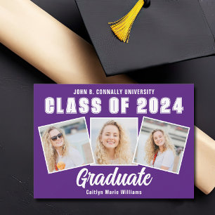 Anuncio Colaje de Fotos de Graduado de la Clase de 2026 en