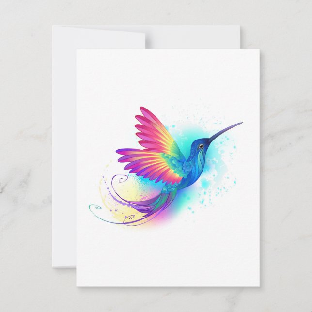 Anuncio Colibrí arcoiris exótica (Anverso)