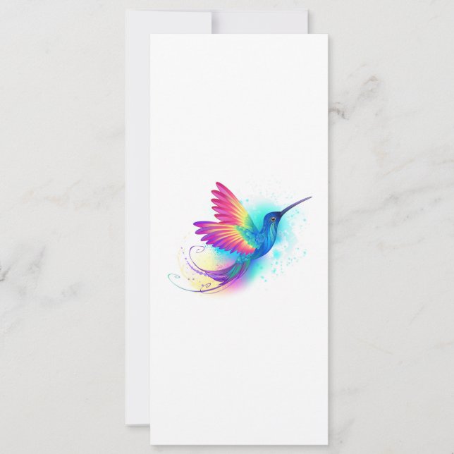 Anuncio Colibrí Arcoíris Exótico (Anverso)