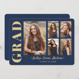 Anuncio Collage de 5 fotos estilo escritura moderna Marina