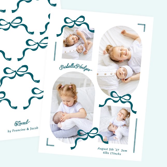 Anuncio collage de arcos azules 4 fotos foto niño de la fo (Subido por el creador)