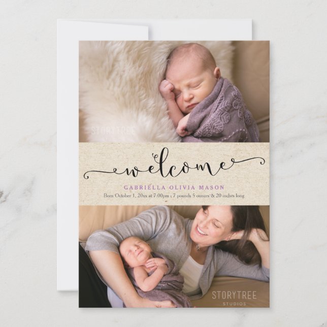 Anuncio Collage de bienvenida (Anverso)