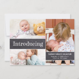 Anuncio Collage de fotos de personalizados Presentando al 