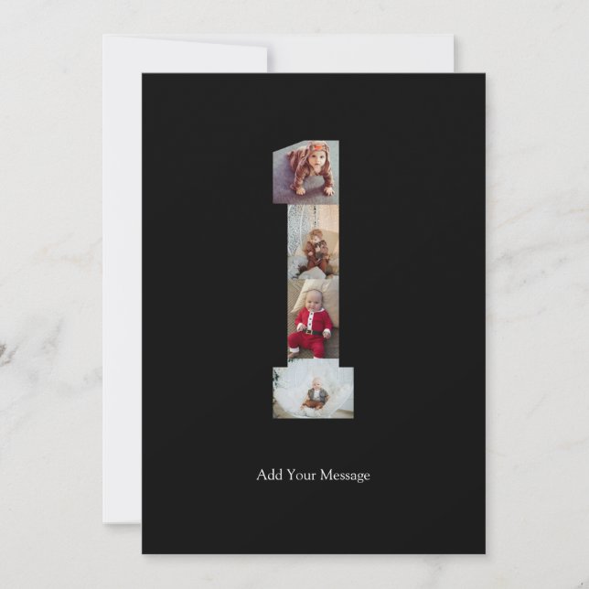 Anuncio Collage de fotos en blanco y negro número 1 (Anverso)