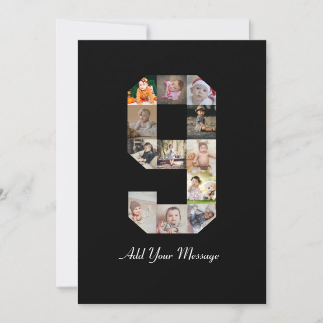 Anuncio Collage de fotos en blanco y negro número 9 (Anverso)