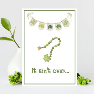 Anuncio Collar divertido de trébol día de San Patricio