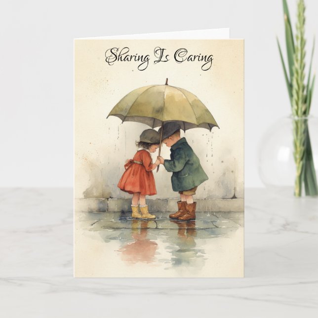 Anuncio Compartir es preocuparse (Anverso)