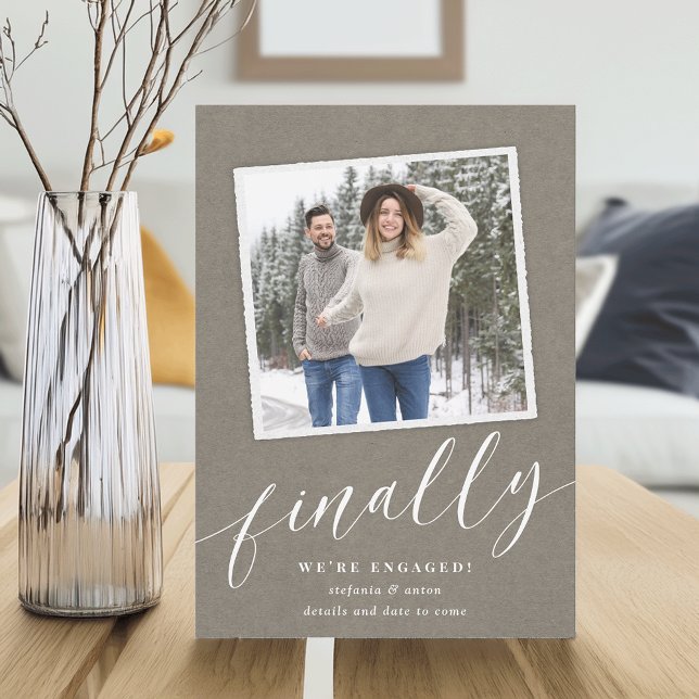 Anuncio Compromiso de fotografías de instantáneas rusticas (Subido por el creador)