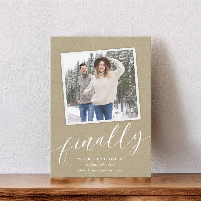 Anuncio Compromiso de fotografías de instantáneas rusticas (Subido por el creador)