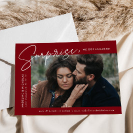Anuncio Compromiso moderno de fotos para sorpresas en Borg