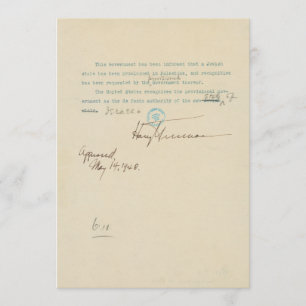 Anuncio Comunicado de prensa anunciando el reconocimiento 