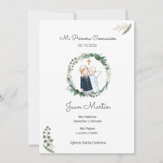 Anuncio Comunión estampa estampita 