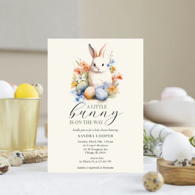 Anuncio Conejo de Pascua | BABY SHOWER | Nacimiento (Subido por el creador)