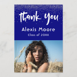 Anuncio Confetti plateado sobre la marina, foto grado 4 Gr