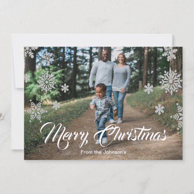 Anuncio Copo de nieve de vacaciones (Anverso)