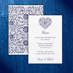 Anuncio Corazón azul mexicano Talavera<br><div class="desc">Corazón de Talavera Mexicana Romántica</div>