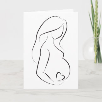 Anuncio Corazón del Belly de la mujer embarazada del