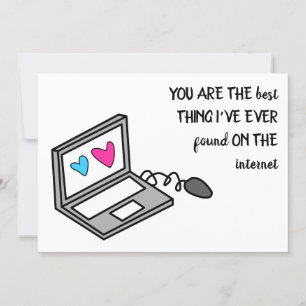 Anuncio Corazones divertidos de San Valentín Computadora