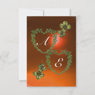 Anuncio CORAZONES VERDES DE SHAMROCK MONOGRAM blanco ,nara