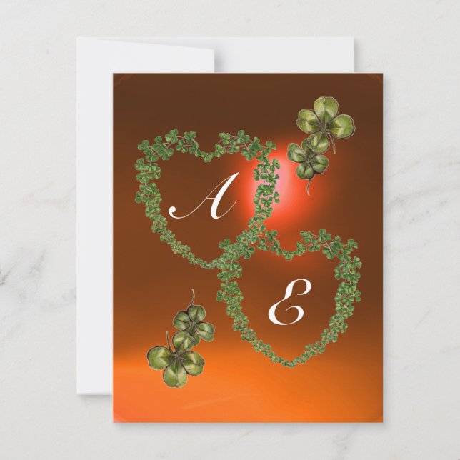 Anuncio CORAZONES VERDES DE SHAMROCK MONOGRAM blanco ,nara (Anverso)