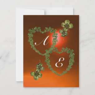 Anuncio CORAZONES VERDES DE SHAMROCK MONOGRAM blanco ,nara