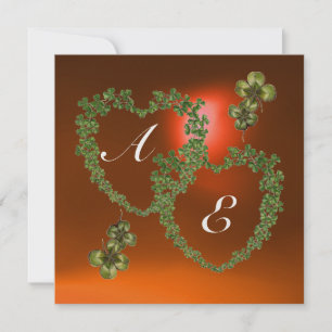 Anuncio CORAZONES VERDES DE SHAMROCK MONOGRAM blanco ,nara