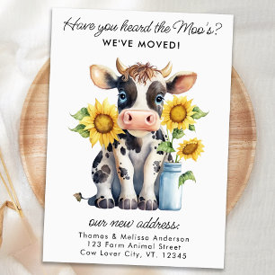 Anuncio Corte Cow Sunflowers Nueva dirección que hemos mov